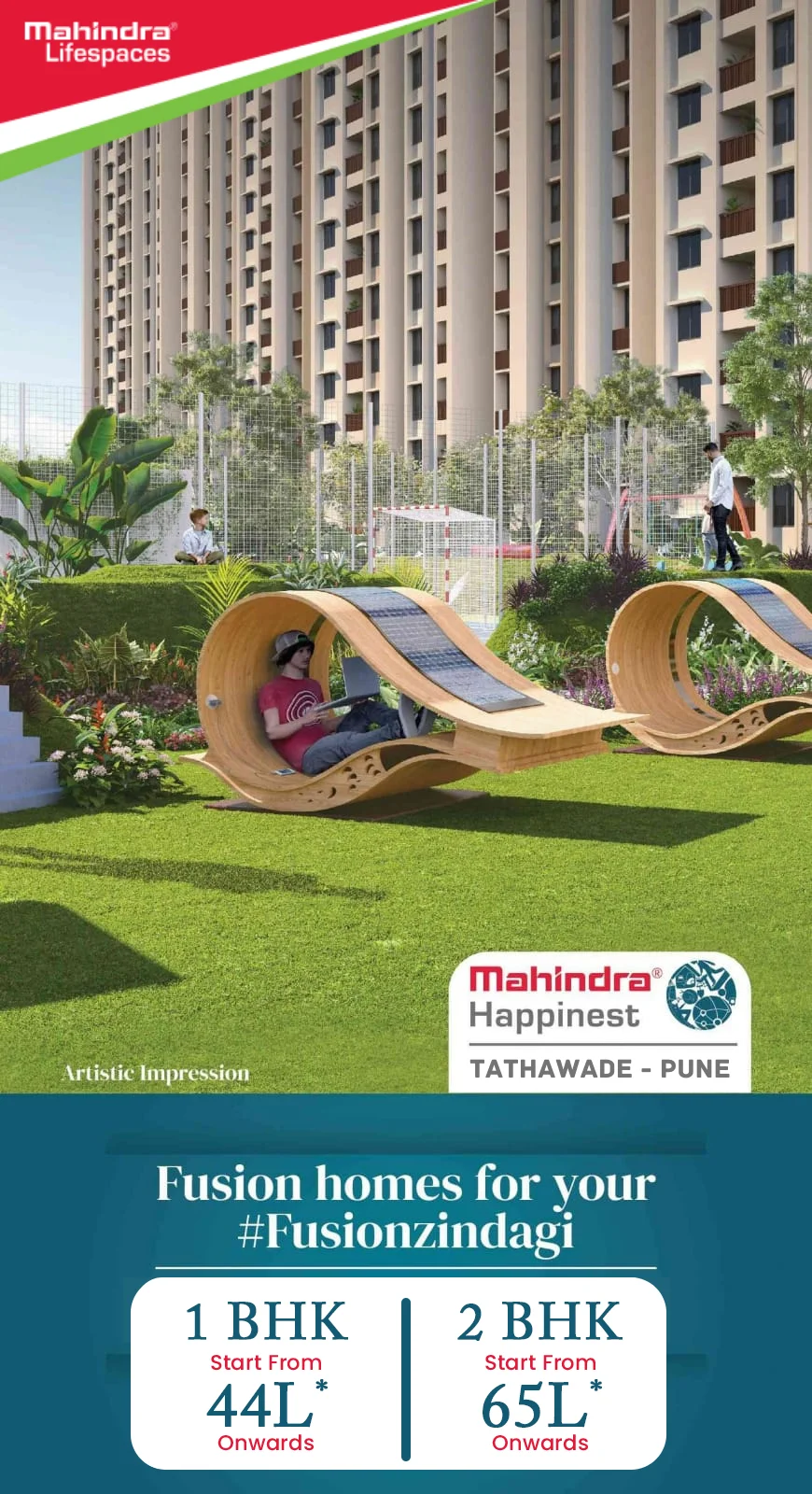 Mahindra Happinest Tathawade Mobile Banner
